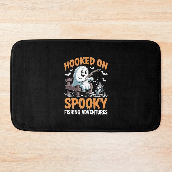 Item preview, Halloween Fishing Fisherman Fish Angler Spooky Puns  designed and sold by BeetleMalon.