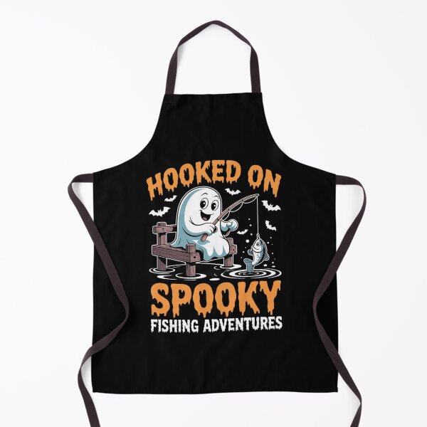 Item preview, Halloween Fishing Fisherman Fish Angler Spooky Puns  designed and sold by BeetleMalon.