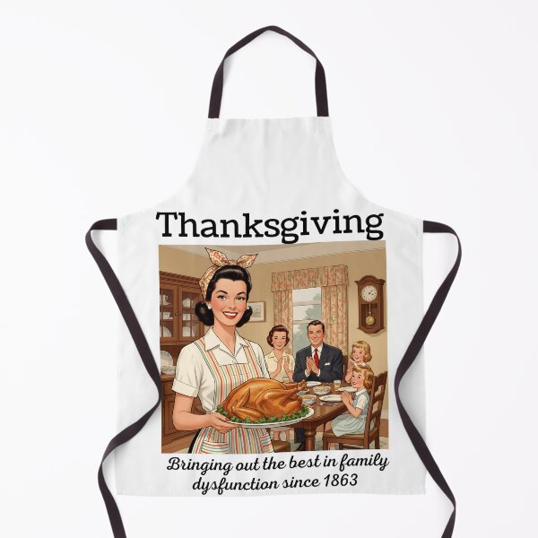 Item preview, Vintage Housewife Turkey Cooking Funny Thanksgiving Shirt Cute Retro Host Graphic Tee for Fall Dinner Parties Friendsgiving and Holiday Laughs designed and sold by NADIASHOP86.