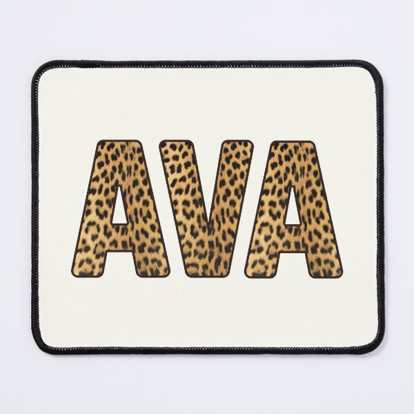 Item preview, Ava Name Leopard Print designed and sold by Jeallan Designs.
