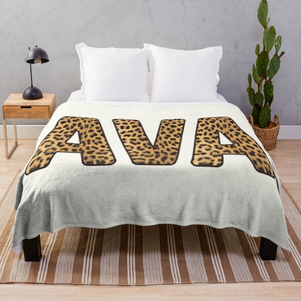 Item preview, Ava Name Leopard Print designed and sold by Jeallan Designs.
