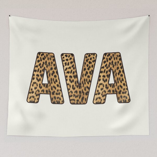 Item preview, Ava Name Leopard Print designed and sold by Jeallan Designs.