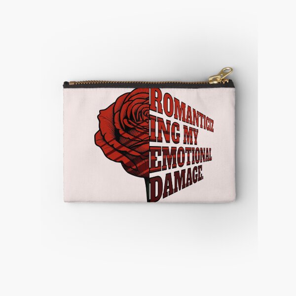 Item preview, Romanticizing My Emotional Damage – Dark Humor Rose Design designed and sold by Mandy-Sue.