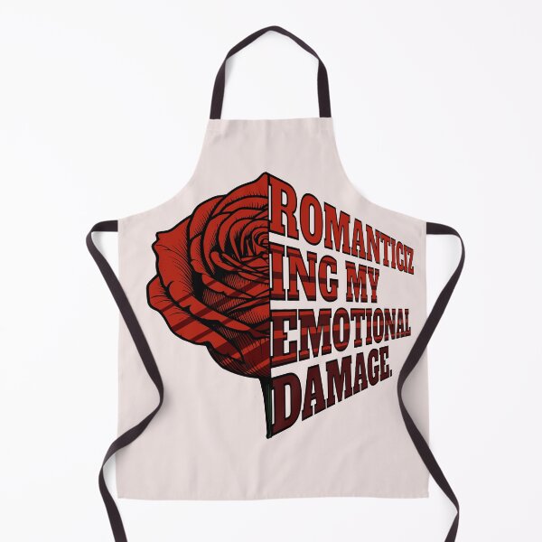 Item preview, Romanticizing My Emotional Damage – Dark Humor Rose Design designed and sold by Mandy-Sue.