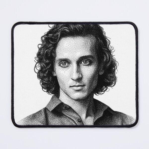 Item preview, Vampire is Not Impressed with Your BS Ink Stipple Portrait designed and sold by orionlodubyal.