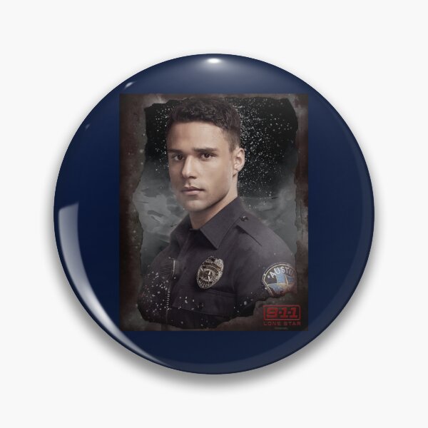 Item preview, 9-1-1 Lone Star - Carlos Reyes - Burned Oversized  designed and sold by KaneGarrick.