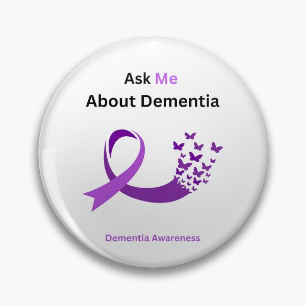 Item preview, Ask Me About Dementia — Start the Conversation, Dementia Awareness  designed and sold by The Awareness Project.