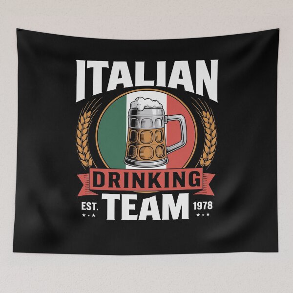 Item preview, Italian Drinking Beer Party designed and sold by MaryoKing.