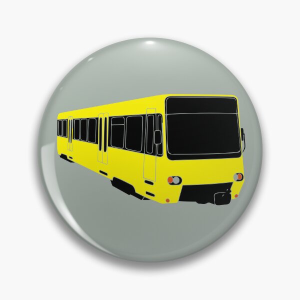 Item preview, Stuttgart Stadtbahn – Yellow City Icon designed and sold by Geokafi.