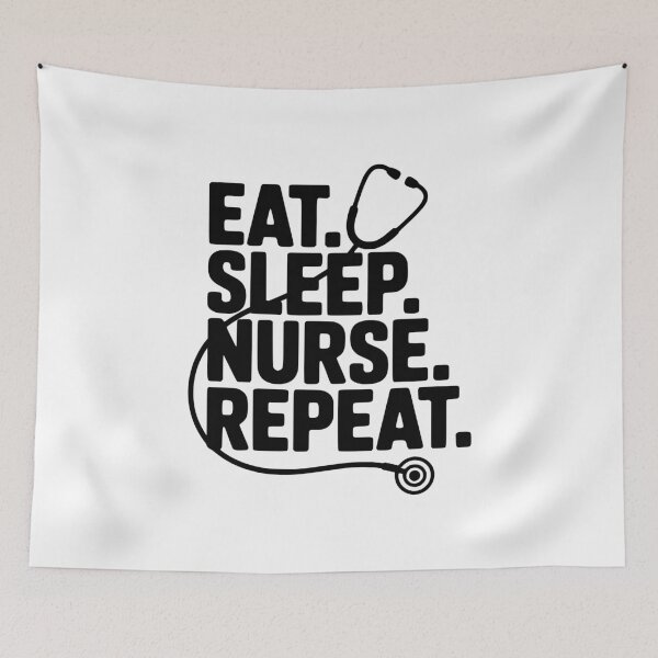 Item preview, Eat Sleep Nurse Repeat designed and sold by Frank Ring.