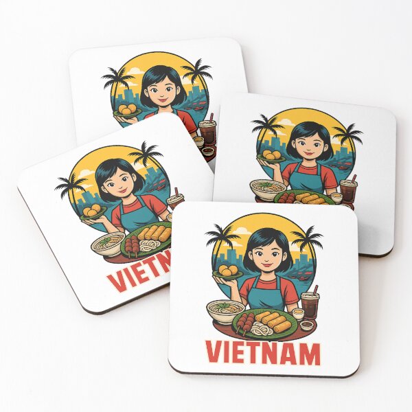 Item preview, Vietnam Street Food – Retro Travel Poster Style designed and sold by SaigonSoulArt91.