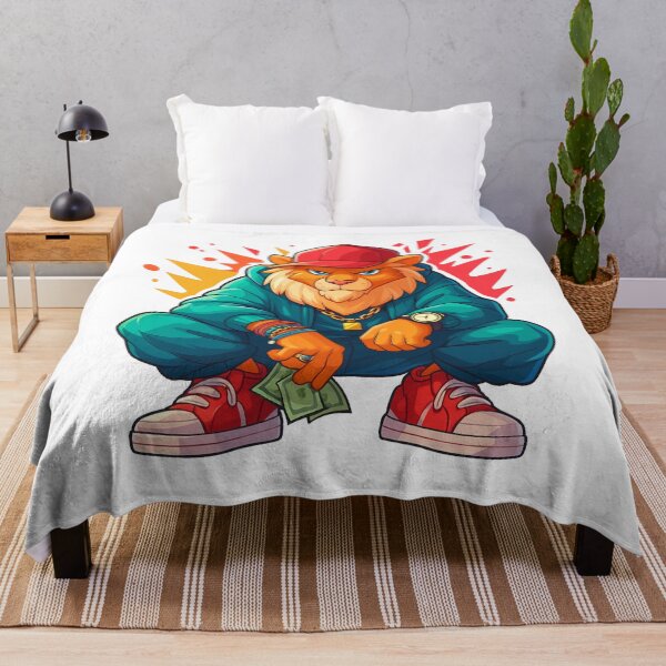 Item preview, Street King – The Hustle Lion designed and sold by ArtesioByZaber.