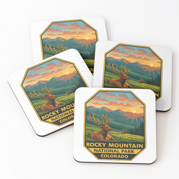 Item preview, Rocky Mountain National Park Colorado Sticker designed and sold by Ismeal Von.