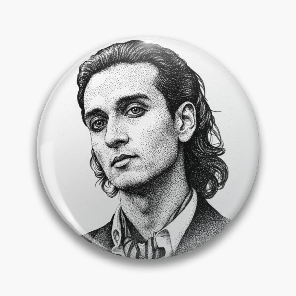 Item preview, Sly Vampire Stipple Series Portrait designed and sold by orionlodubyal.