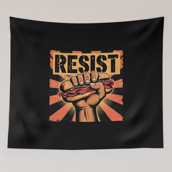 Item preview, Resist Dc Sandwich Thrower Protest designed and sold by mariamartiny.