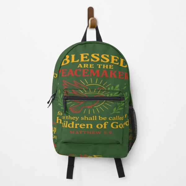 Item preview, Bold Bible Verse Art – Blessed Are the Peacemakers designed and sold by MondeMade.