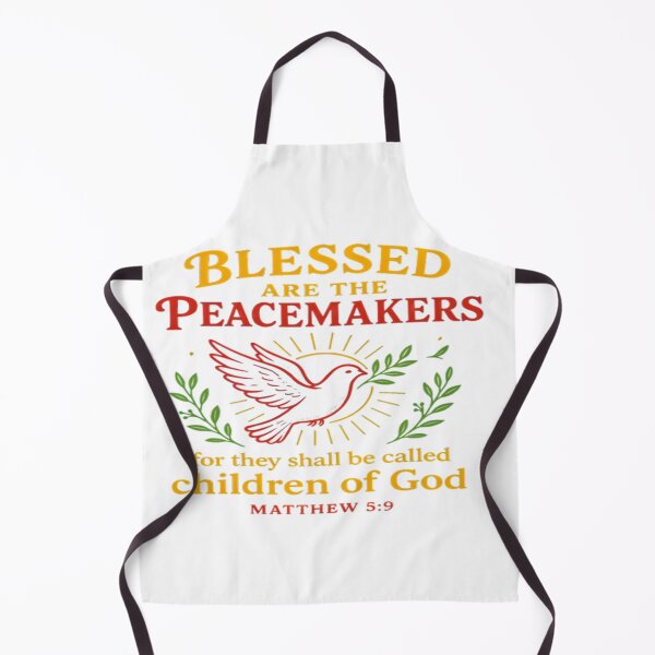 Item preview, Bold Bible Verse Art – Blessed Are the Peacemakers designed and sold by MondeMade.