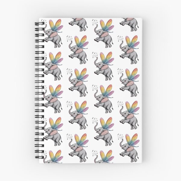 Item preview, Cute Baby Elephant with Rainbow Fairy Wings: Whimsical Fantasy Art designed and sold by RudArtAI.