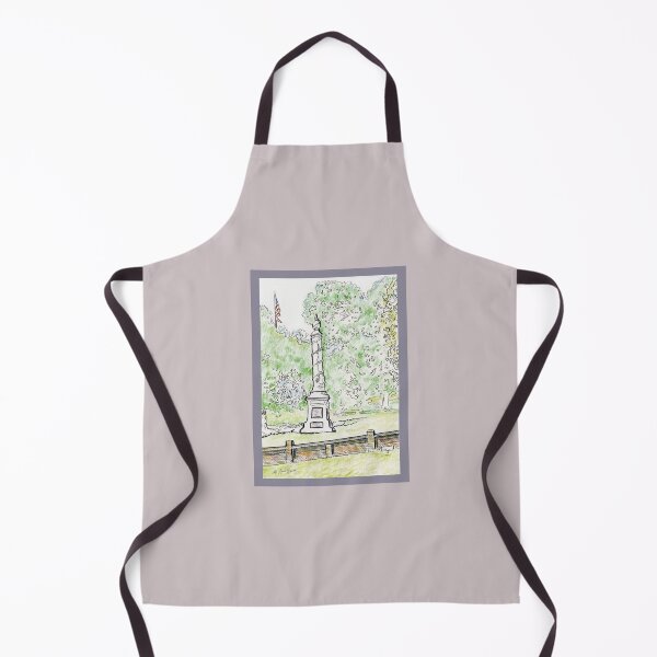 Item preview, Fredericksburg (Virginia) National Cemetery - watercolor and pen designed and sold by Annie Mason Art.