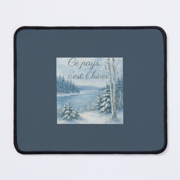 Item preview, Ce pays, c’est l’hiver — Along the St. Lawrence River  Where the forests meet the frozen river, and silence becomes music. designed and sold by Novel Works Studio.