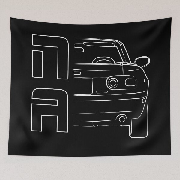 Item preview, Miata NA White designed and sold by VonnArt.