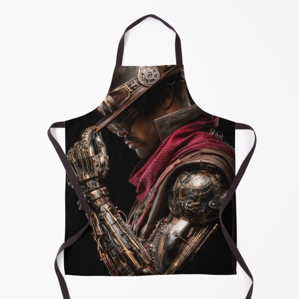 Item preview, Iron Law – Steampunk Gunslinger With Cybernetic Arm designed and sold by VisionaryVeils.