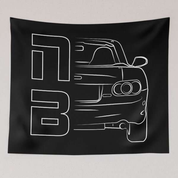 Item preview, Miata NB White designed and sold by VonnArt.
