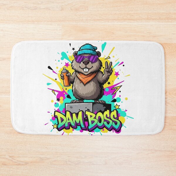 Artikelvorschau, DAM BOSS Biber | Lustige Streetwear-Graffiti-Wortspielkunst entworfen und verkauft von TheArtForge.
