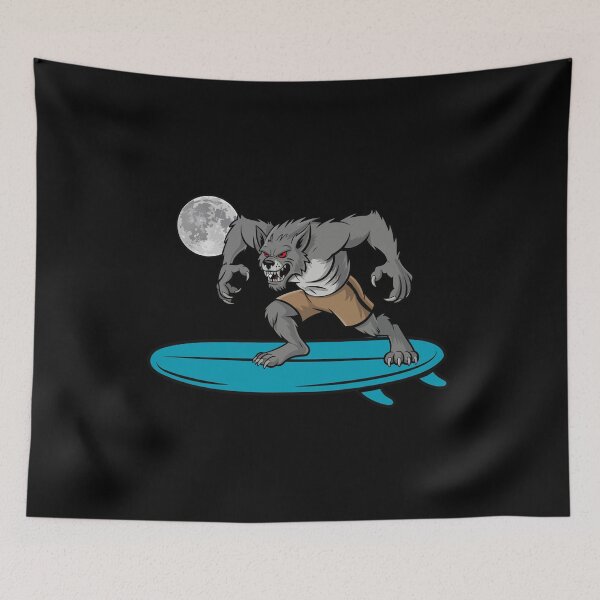 Item preview, Werewolf Surfer designed and sold by AMERICANCHEEZ.