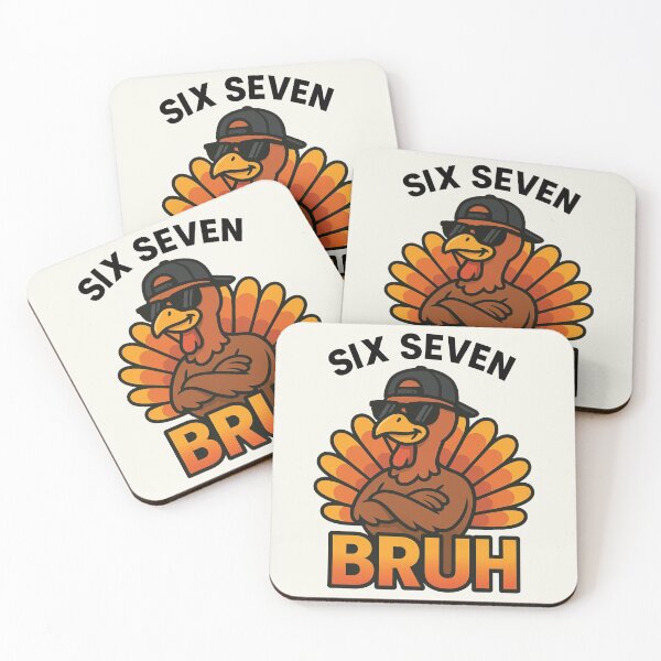 Item preview, Six Seven Bruh Turkey - Funny Meme Thanksgiving designed and sold by misslouve23.