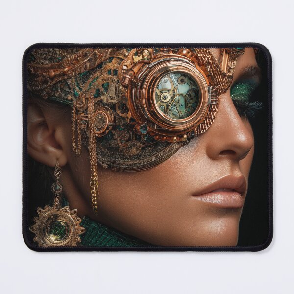 Item preview, The Emerald Empress – Steampunk Visionary Queen designed and sold by VisionaryVeils.