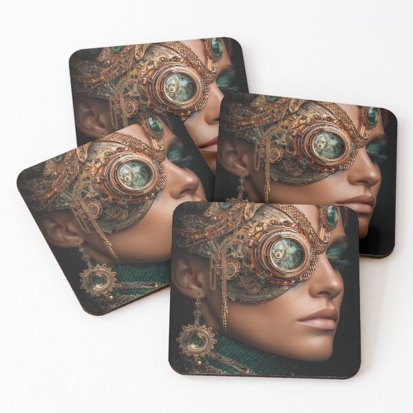 Item preview, The Emerald Empress – Steampunk Visionary Queen designed and sold by VisionaryVeils.