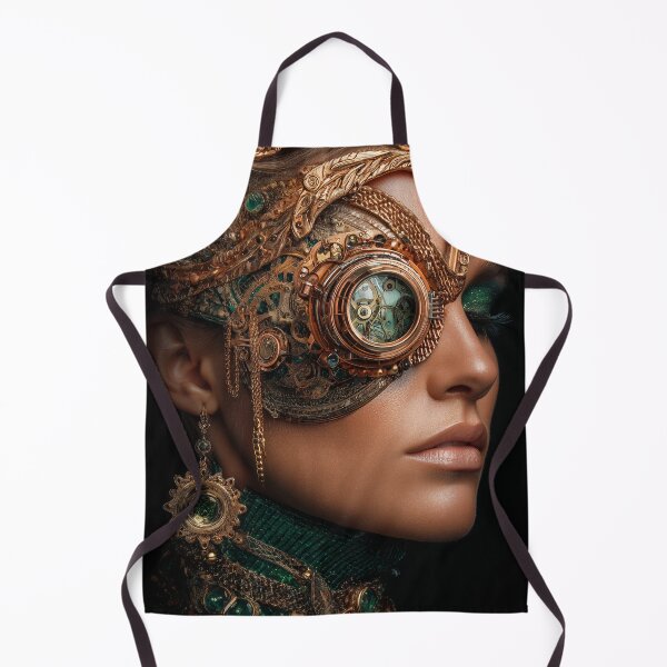 Item preview, The Emerald Empress – Steampunk Visionary Queen designed and sold by VisionaryVeils.