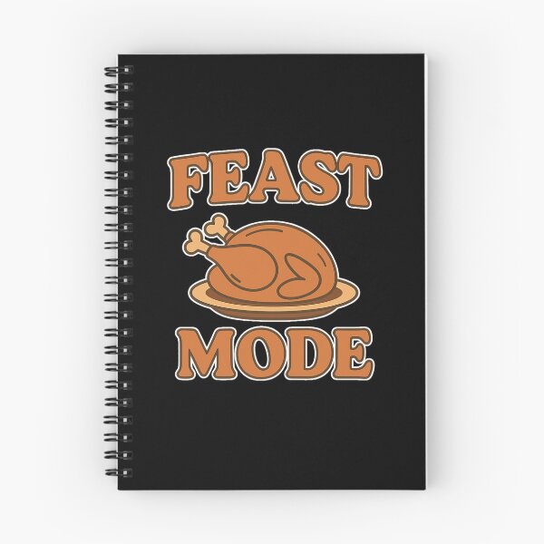 Item preview, Feast Mode – Funny Thanksgiving Turkey Shirt designed and sold by Humble Threadworks.
