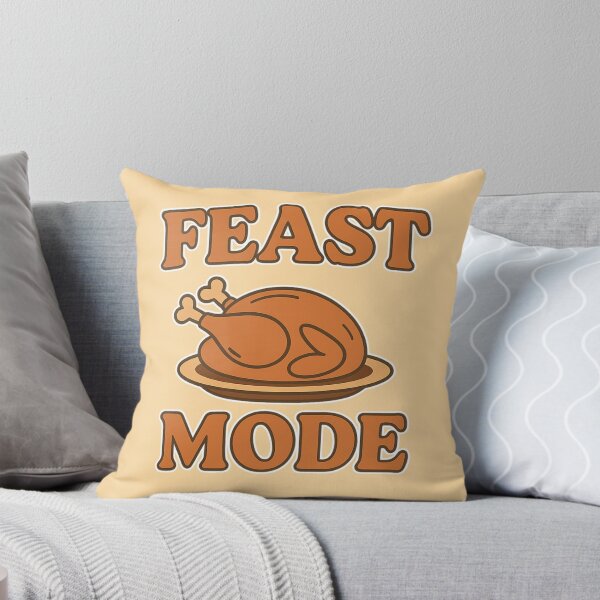Item preview, Feast Mode – Funny Thanksgiving Turkey Shirt designed and sold by Humble Threadworks.