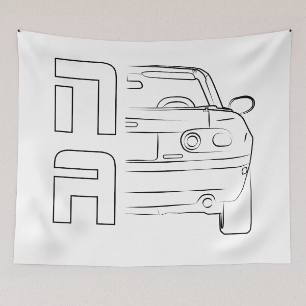 Item preview, Miata NA Black designed and sold by VonnArt.