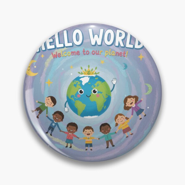Item preview, Hello World: Welcome to Our Planet!​The Happy Planet ​Our Wonderful World.  designed and sold by ZyVoAli.