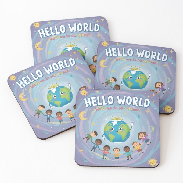 Item preview, Hello World: Welcome to Our Planet!​The Happy Planet ​Our Wonderful World.  designed and sold by ZyVoAli.