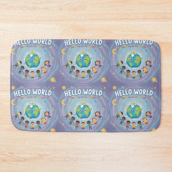 Item preview, Hello World: Welcome to Our Planet!​The Happy Planet ​Our Wonderful World.  designed and sold by ZyVoAli.