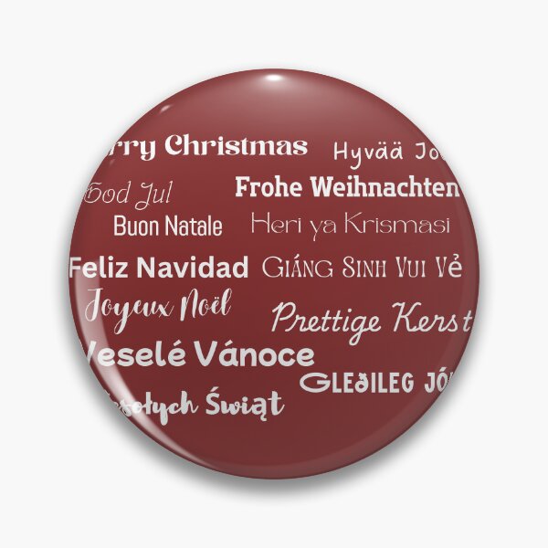 Item preview, Merry Christmas in different languages designed and sold by Annettos0818.