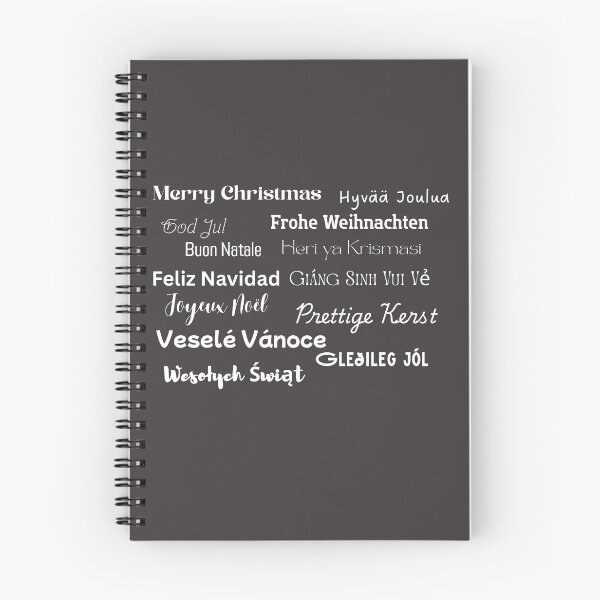 Item preview, Merry Christmas in different languages designed and sold by Annettos0818.