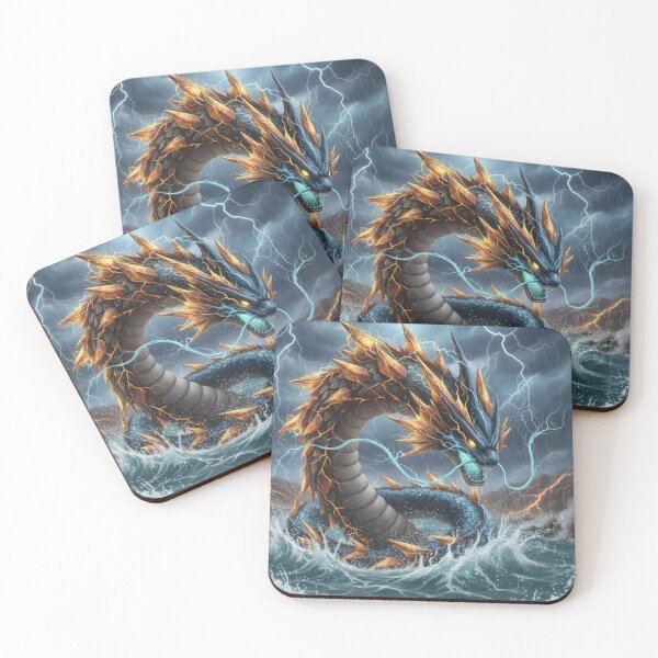 Item preview, Rock and electric dragon  designed and sold by HuntsmithMerch.