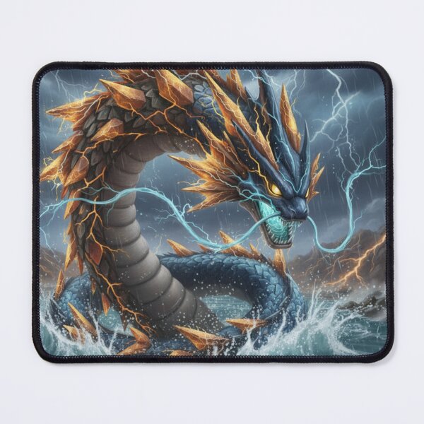 Item preview, Rock and electric dragon designed and sold by HuntsmithMerch.