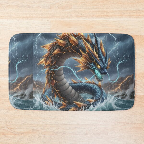 Item preview, Rock and electric dragon  designed and sold by HuntsmithMerch.