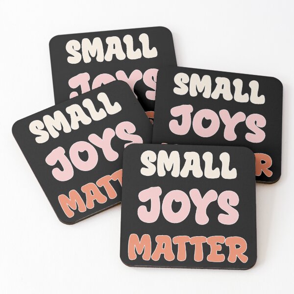 Item preview, SMALL JOYS MATTER – Gentle Happiness Word Art designed and sold by SmartDesigner-.