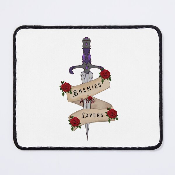 Item preview, Enemies and Lovers | Dagger and Roses designed and sold by Nyxander's Bookish Catalogue.