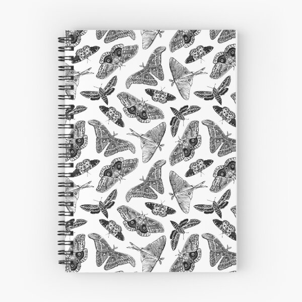 Item preview, Moth Eclipse Monochrome designed and sold by Kelsey Worth.