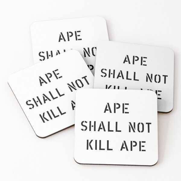 Item preview, Ape Shall Not Kill Ape designed and sold by The Common Tee.