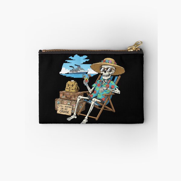 Item preview, Skeleton Still Waiting on a Cruise Funny Vacation Design designed and sold by GiftedExplorer.