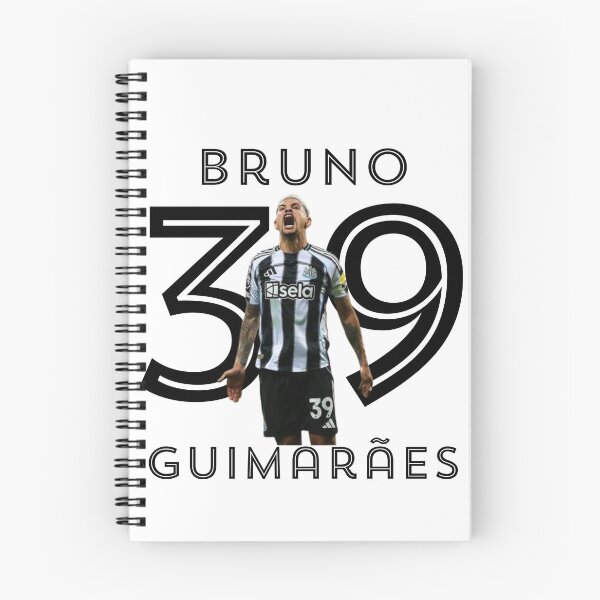 Item preview, Bruno Guimarães #39 – Newcastle Midfield Maestro Football Design designed and sold by Pokah79.
